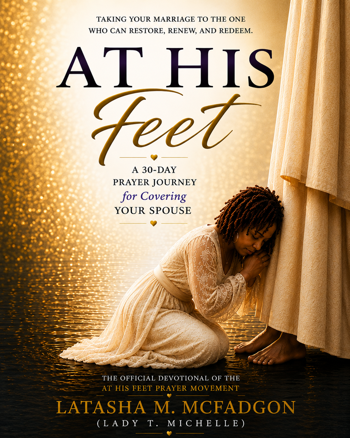 At His Feet Book Cover